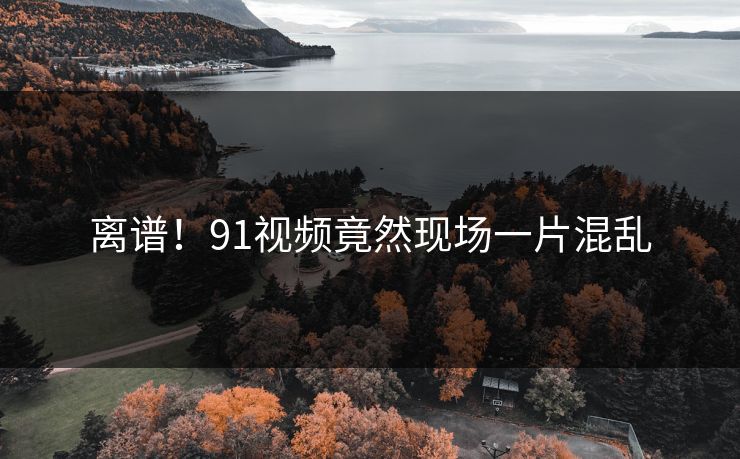 离谱！91视频竟然现场一片混乱
